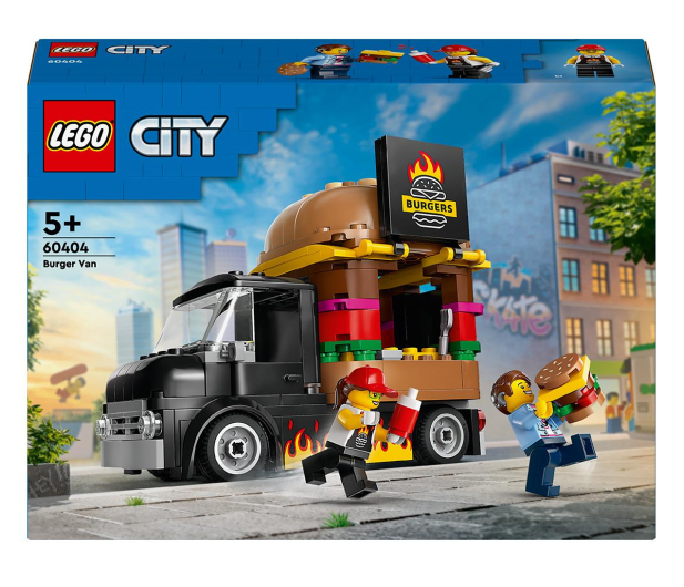 LEGO City 60404 Ciężarówka z burgerami - 1202678 - zdjęcie